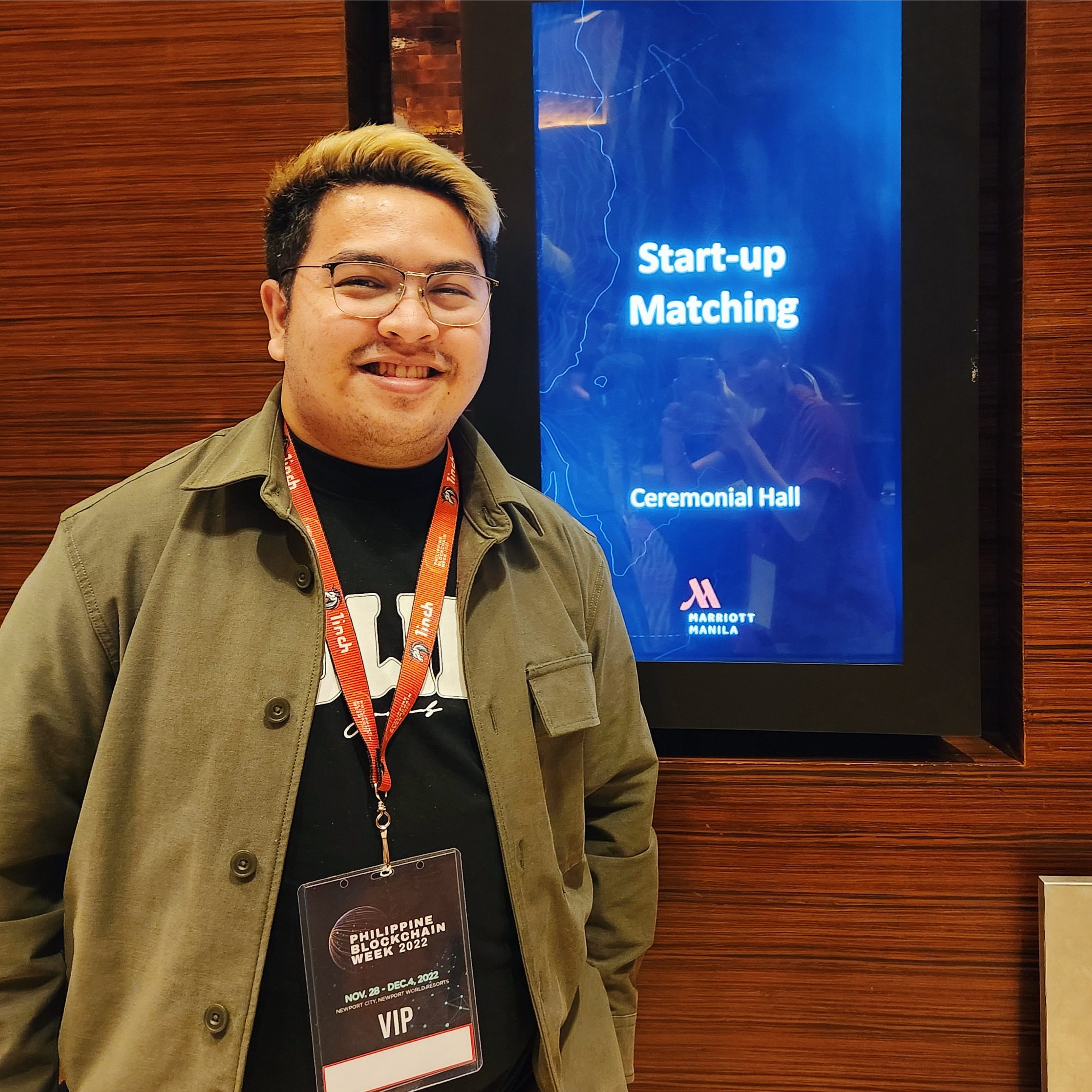introduced my startup to investors during the philippine blockchain week 2022